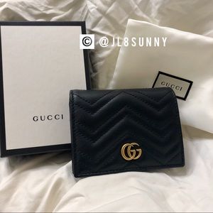 Gucci GG Marmont card case wallet